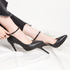 [GIRLS GOOB] Women's Pump Mary-Jane Ankle Strap High Heels 10cm Enamel / TC - Made in Korea